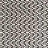 Woven fabric with geometric pattern in  black and white 
