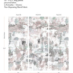 Kotoubia - Duomo non-repeating mural fabric panels with dimensions 54" x 12.5'.