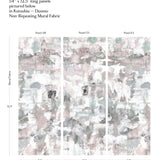 Kotoubia - Duomo non-repeating mural fabric panels with dimensions 54" x 12.5'.