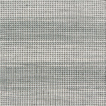 Flatweave rug in a subtle stripe of white and sea green. 