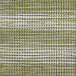 Flatweave rug in a subtle stripe of white and green.