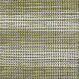 Flatweave rug in a subtle stripe of white and green.