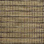 Textured rug with a taupe, brown and tan checker pattern