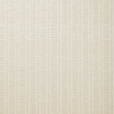 Detail of wallpaper in a textural stripe print in cream.
