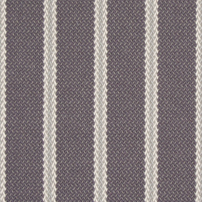 Striped flatweave runner in taupe dark grey 