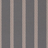 Striped flatweave runner in grey 