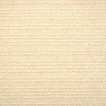 Broadloom carpet with raised cream stripes on cream.