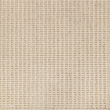Broadloom carpet with a textural rib in cream