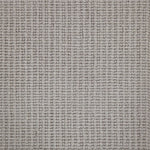 Broadloom carpet with a textural rib in grey,