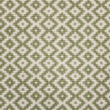 Broadloom carpet swatch geometric design in green