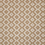 Broadloom carpet swatch geometric design in tan