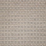 Broadloom carpet swatch in a rope textural pattern in a light grey design