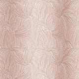 Draped fabric in a textural painted print in blush on a cream field.