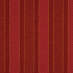 Striped flatweave runner in red and pink