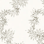 Pattern of stylized leaves on a light background