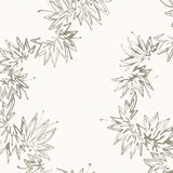 Pattern of stylized leaves on a light background
