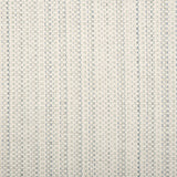 Broadloom carpet in a striated stripe in cream with pastel blue accents.