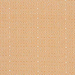 Patterned fabric with a geometric design on a yellow background