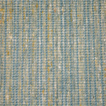 Textural broadloom carpet in blue.