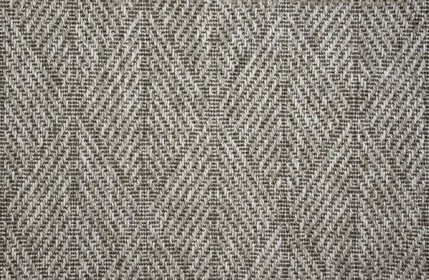 Broadloom carpet swatch diamond design in dark grey