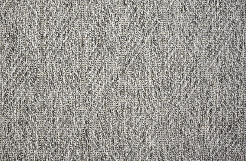 Broadloom carpet swatch diamond design in dark grey