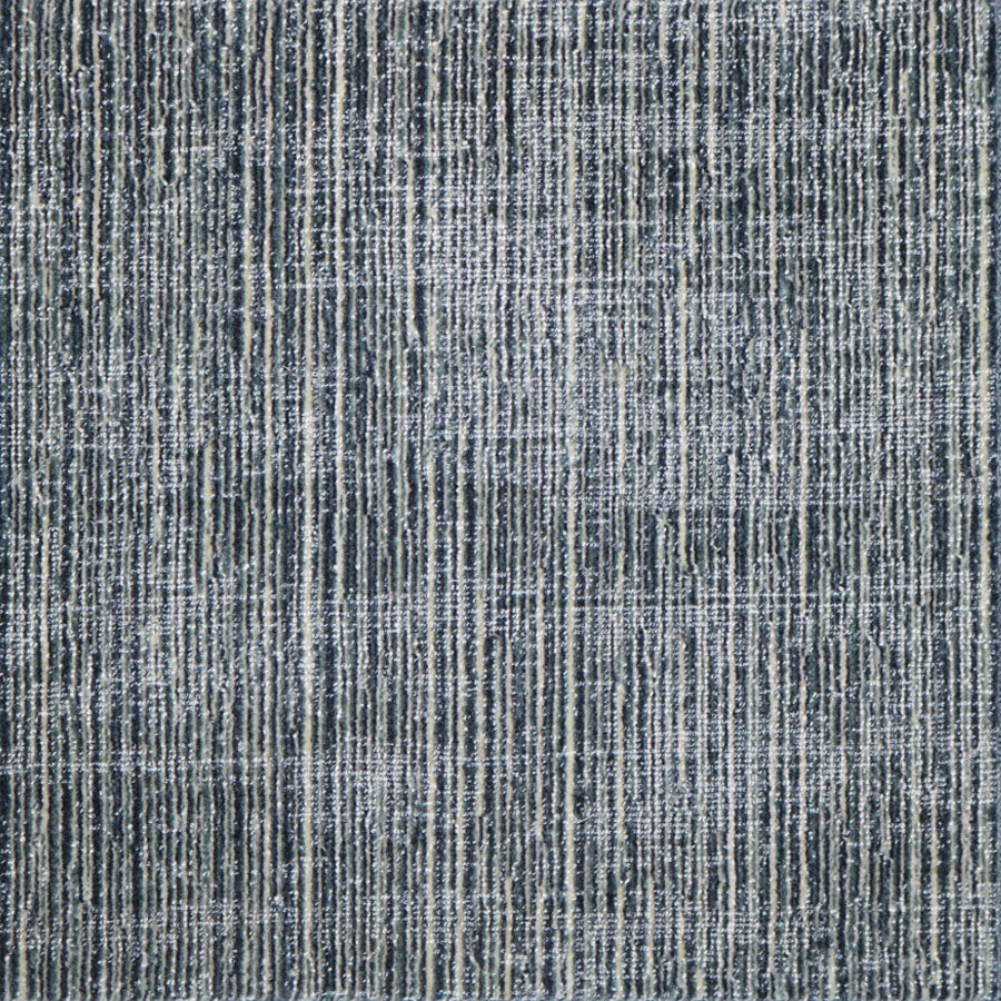 Broadloom carpet in subtle textural weave in blue. 