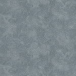 Detail of printed wallpaper with a white celestial dotted pattern on a cool blue background. 