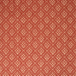 Diamond flatweave runner in red