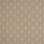 Diamond flatweave runner in tan grey