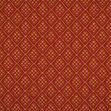 Diamond flatweave runner in red and pink