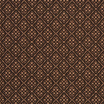 Diamond flatweave runner in brown and tan 