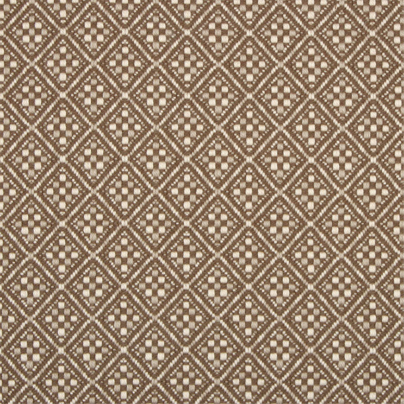 Diamond flatweave runner in grey and tan 