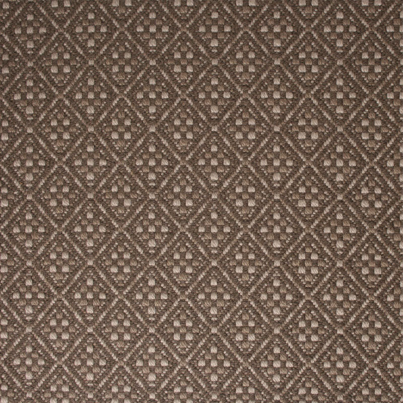 Diamond flatweave runner in brown