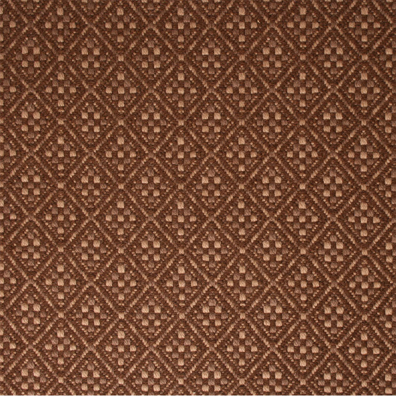 Diamond flatweave runner in mocha 
