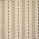 Broadloom carpet swatch in a stripe pattern in a cream sage design