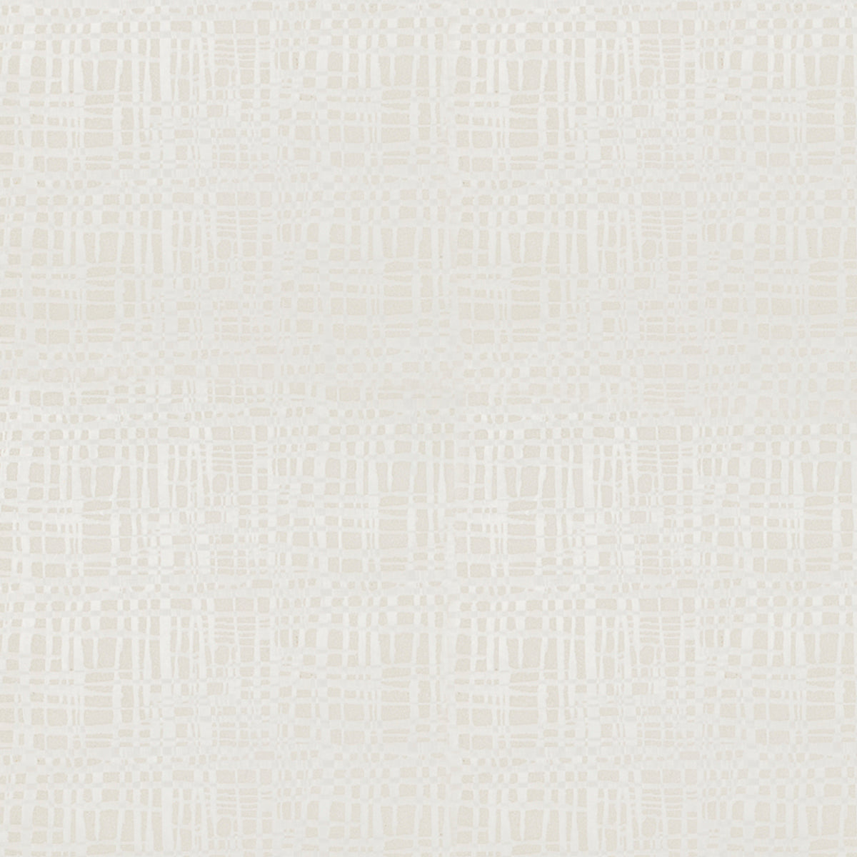 Detail of wallpaper in an irregular woven print in shades of cream.