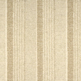Textured broadloom carpet in beige with stripes in taupe.