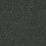 Solid cut pile broadloom carpet in dark grey.