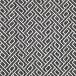 Broadloom carpet swatch geometric design in charcoal grey. 