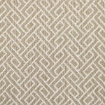 Broadloom carpet swatch geometric design in beige.