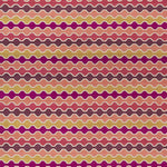 Flatweave rug with zigzag pattern in pink, orange, purple and yellow 