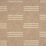 Broadloom carpet swatch stripe design in tan