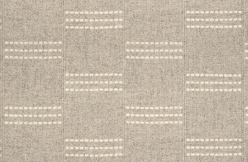 Broadloom carpet swatch stripe design in light grey