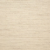 Broadloom carpet with herringbone weave in cream blended with oatmeal. 