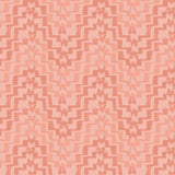 Hand drawn stepped chevron stripe in tonal pink.