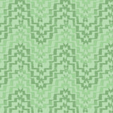 Hand drawn stepped chevron stripe in tonal green.