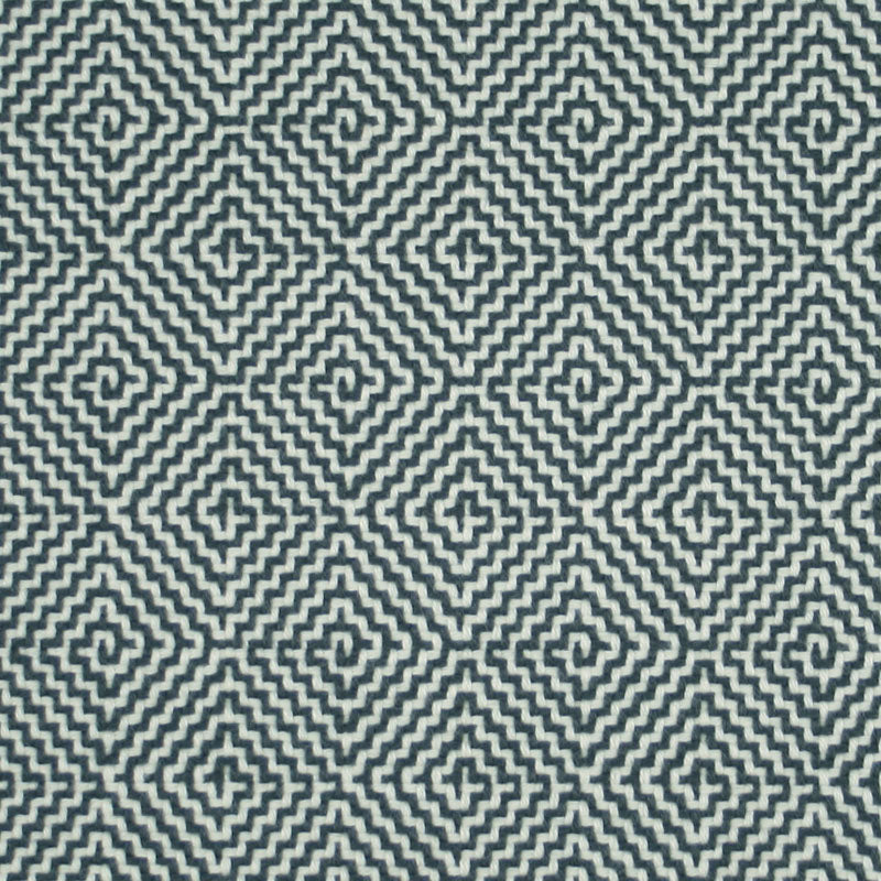 Diamond geometric flatweave runner in black and white 