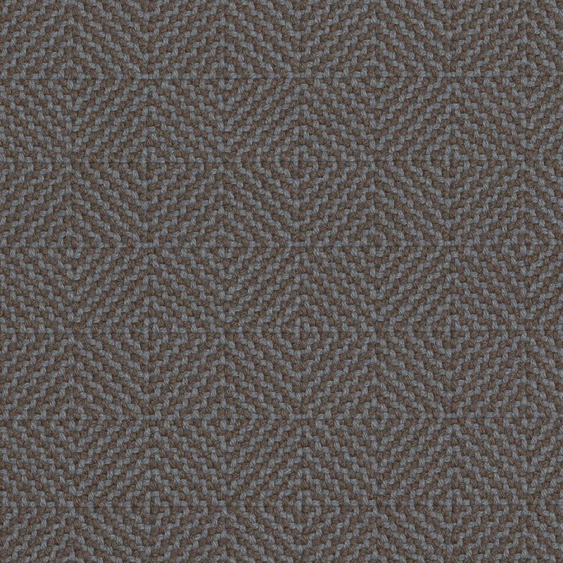 Diamond geometric flatweave runner in grey