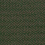 Diamond geometric flatweave runner in green