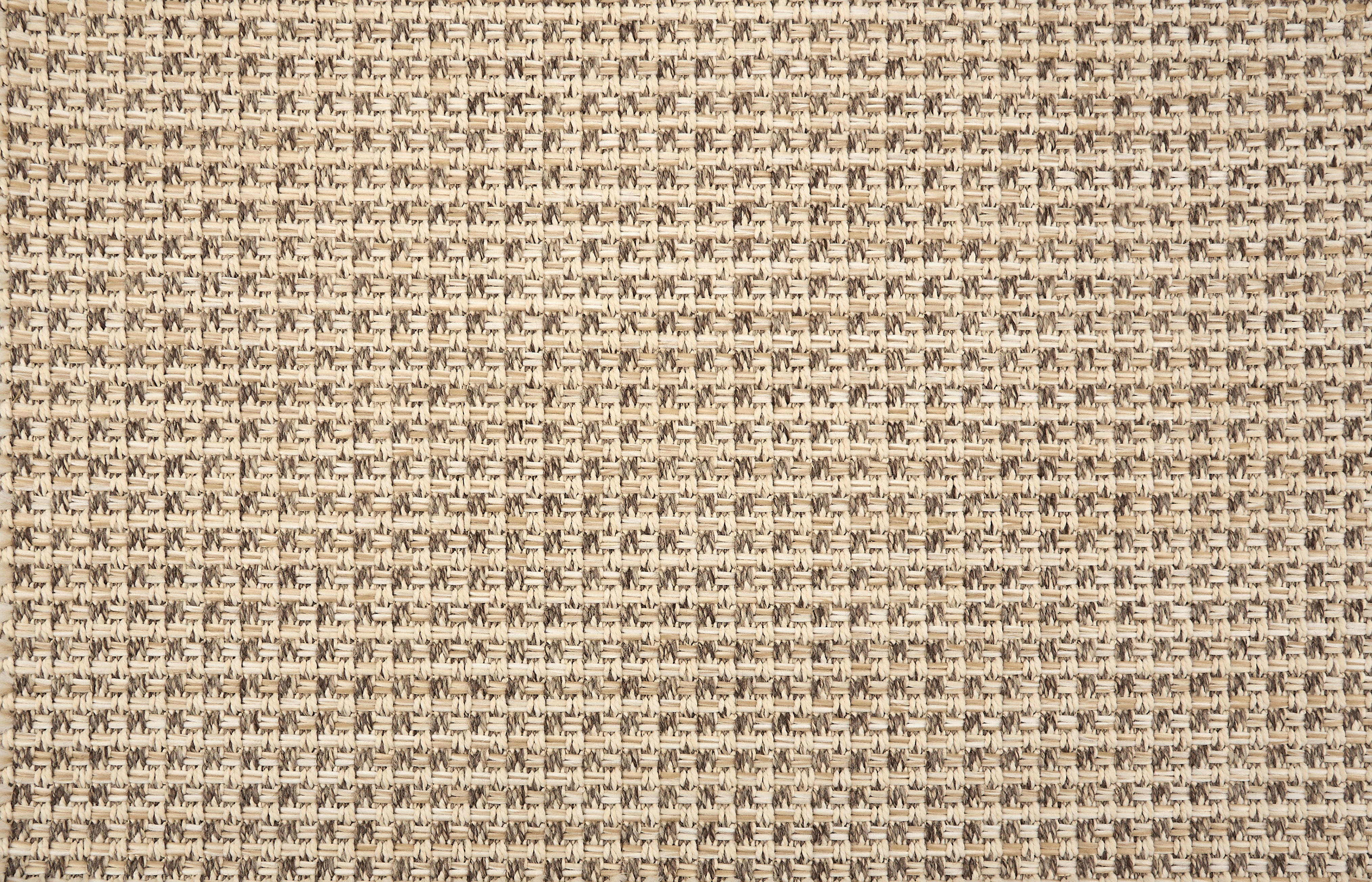 Broadloom carpet in textural weave in oatmeal. 